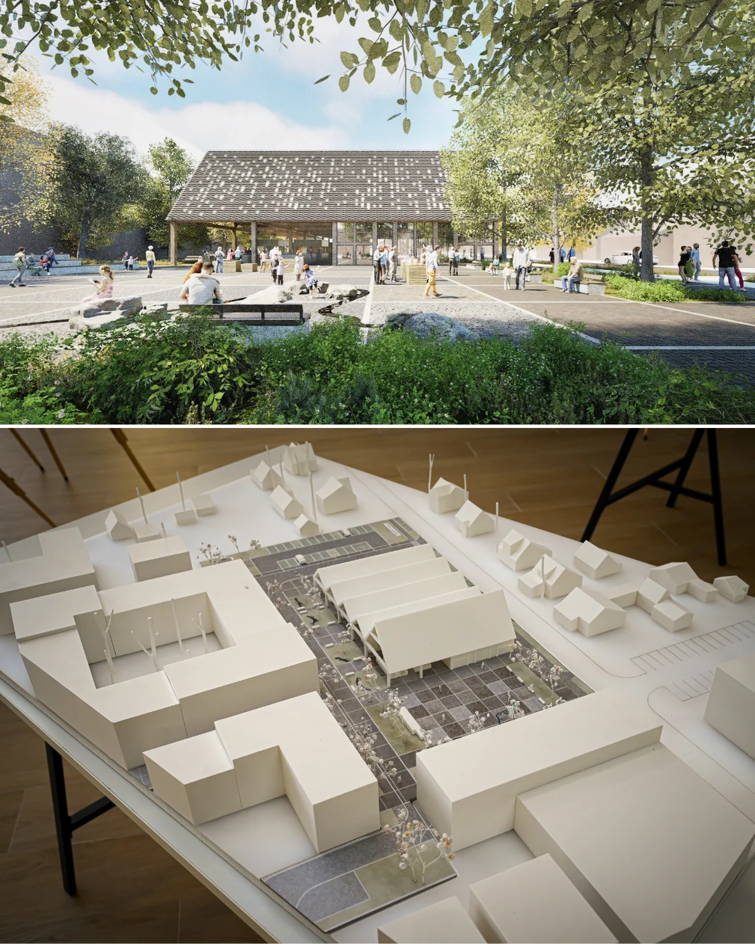 Gargždų turgus vizualizacija