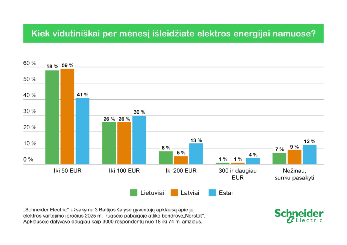 Kiek elektros suvartoja butas