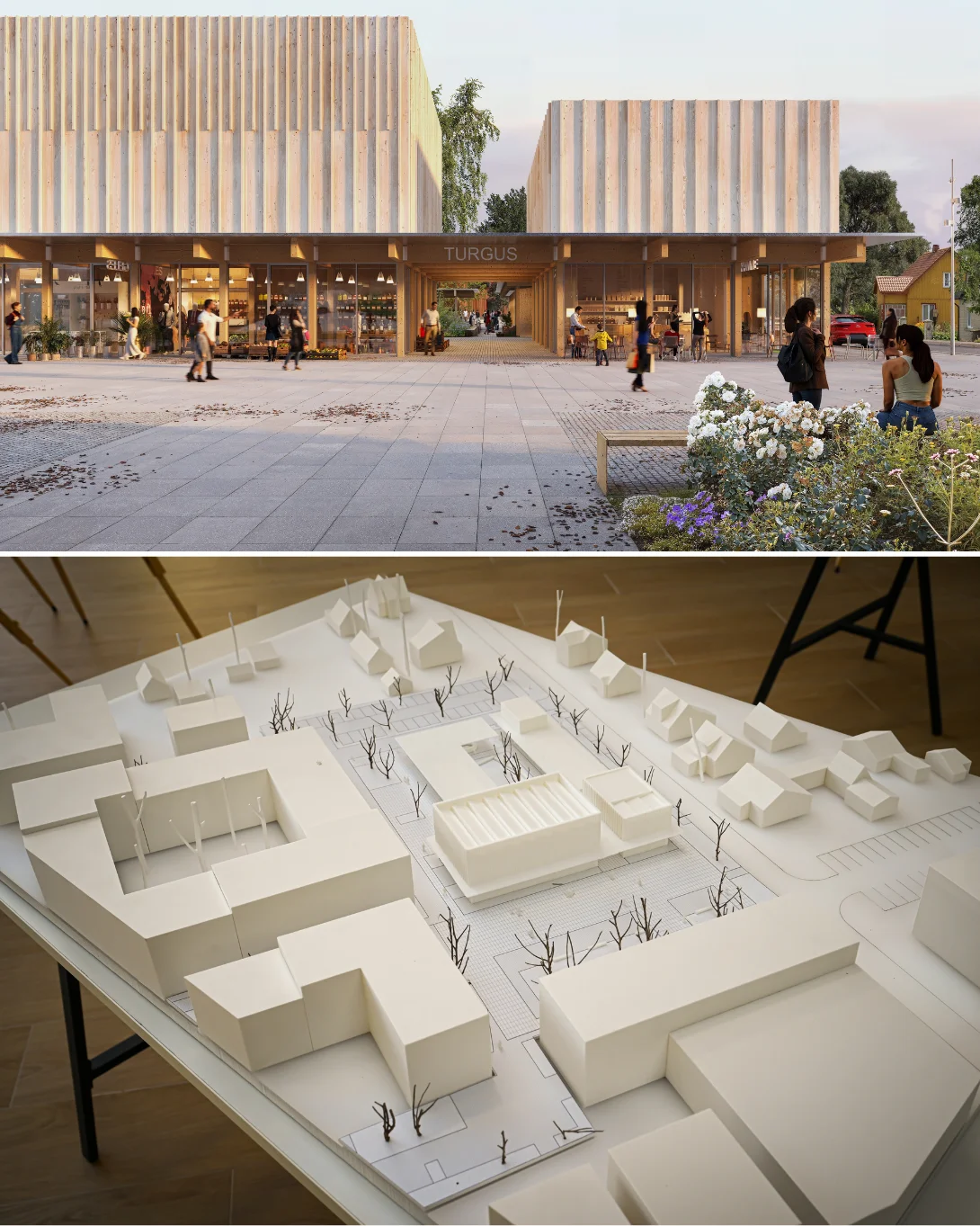 Gargždų turgus vizualizacija