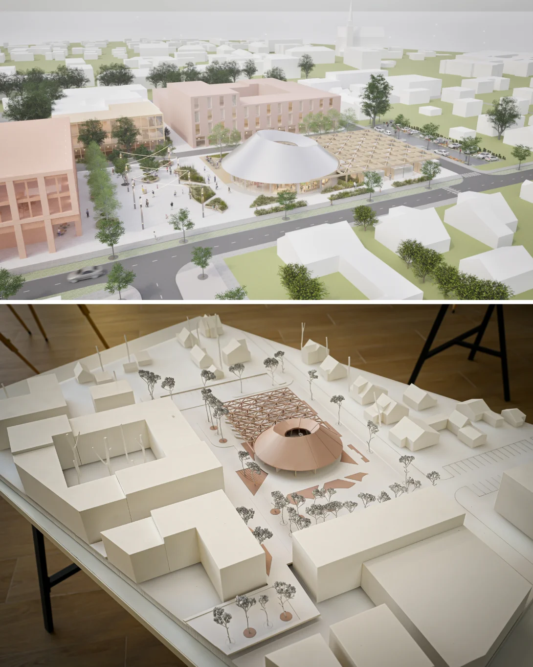 Gargždų turgus vizualizacija