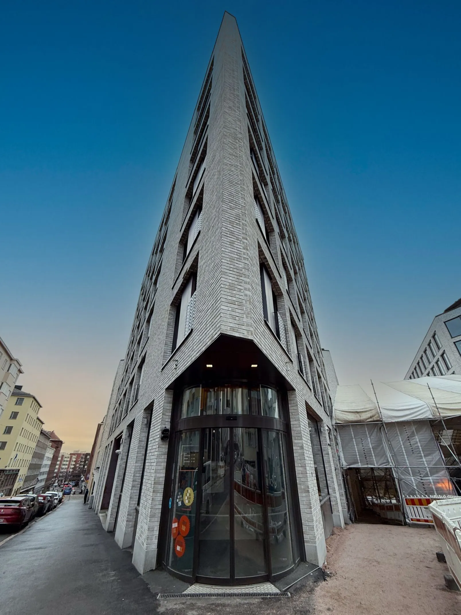 Pastatų kompleksas „Lyyra“ dažai