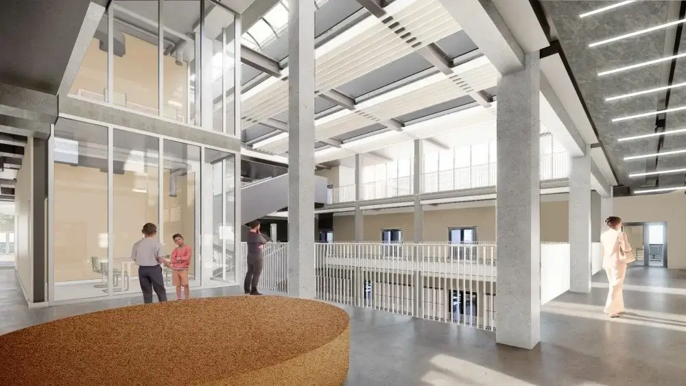 progimnazijos Perkūnkiemyje statyba