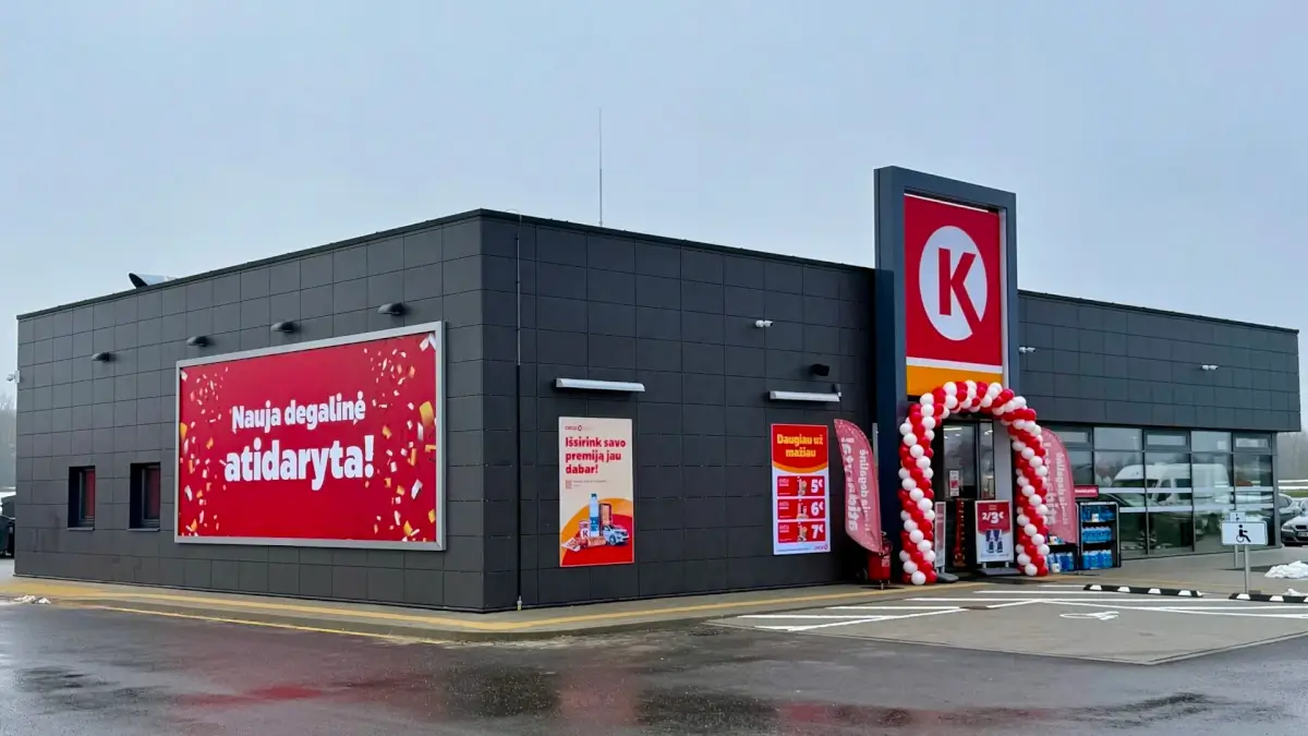 Nauja Circle K degalinė