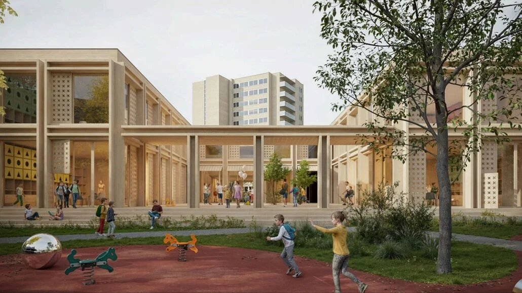 Markučių lopšelis - darželis / UAB „Processoffice“ vizualizacija