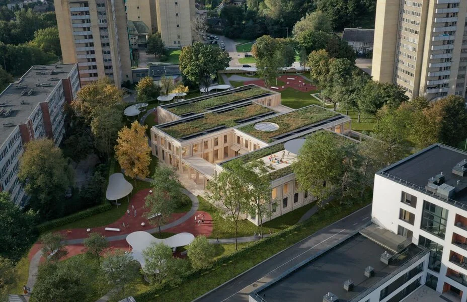 Markučių lopšelis - darželis / UAB „Processoffice“ vizualizacija