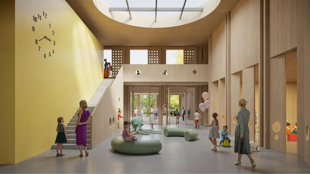 Markučių lopšelis - darželis / UAB „Processoffice“ vizualizacija