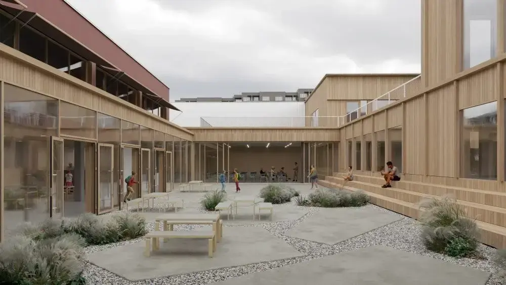 Šeškinės pradinė mokykla vizualizacija