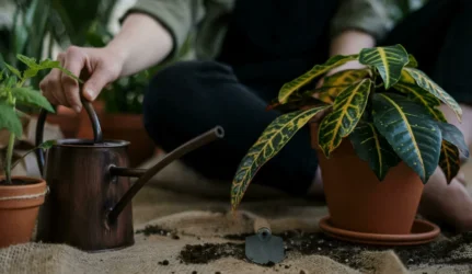 Augalų persodinimas