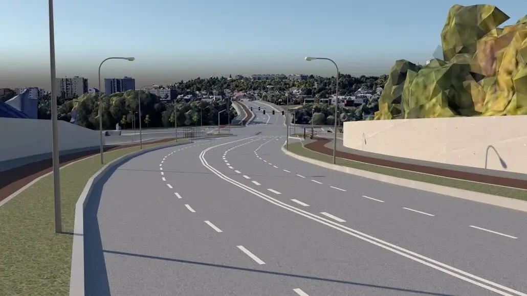 Naujas tiltas vizualizacija