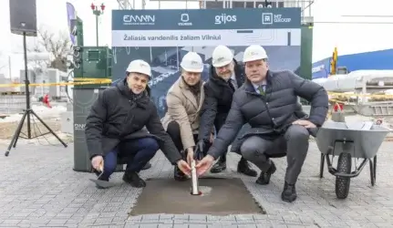 Vilniuje statoma žaliojo vandenilio gamykla