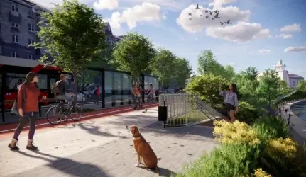 Neries krantinių atnaujinimo etapas