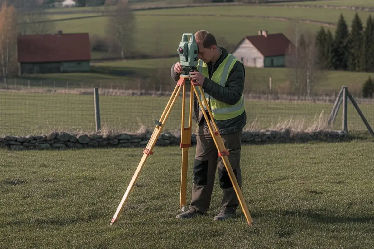 Žemės sklypų ribų ženklinimas