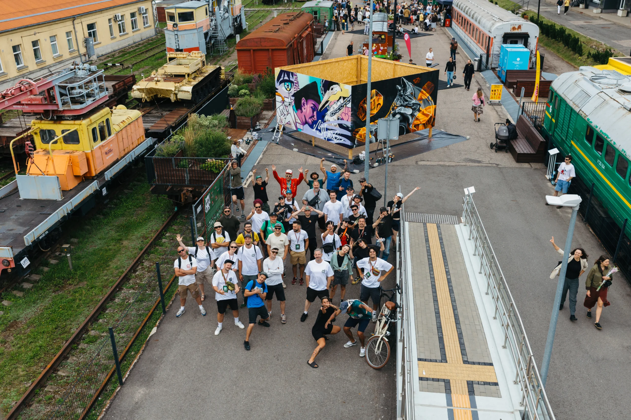 Gatvės meno festivalyje „Meeting of Styles“ dalyvavo 43 menininkai iš 19 šalių.