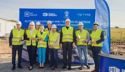 Baterijų energijos kaupimo parko statybos