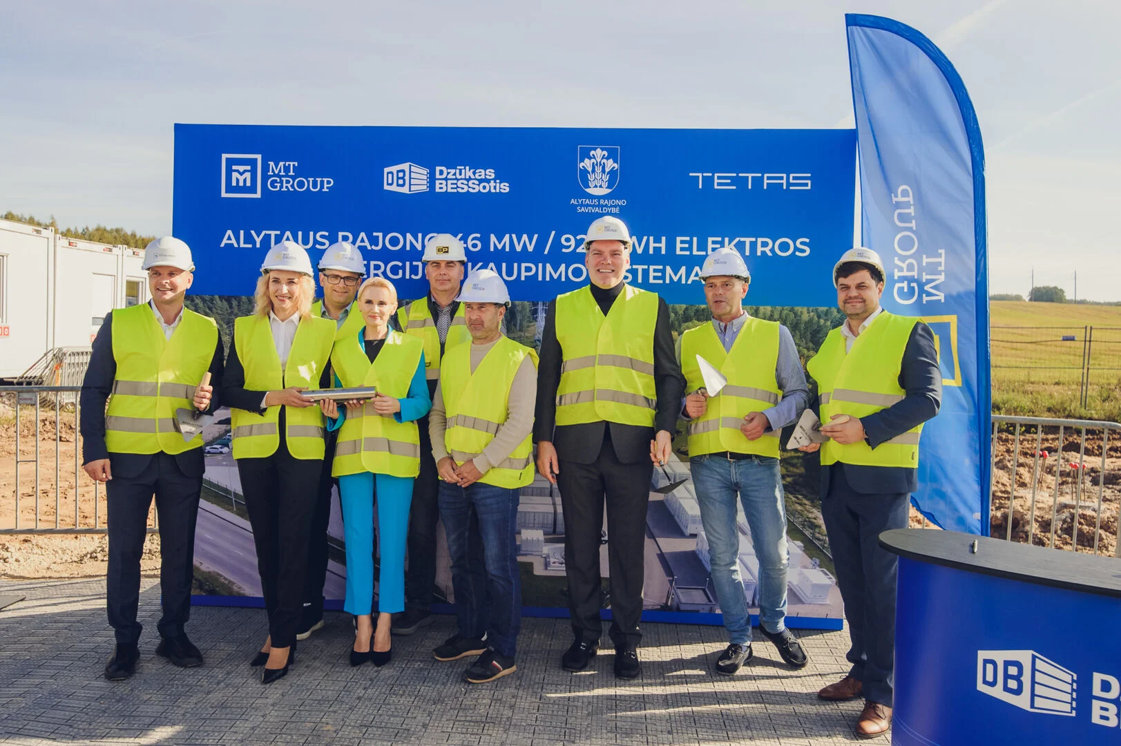 Baterijų energijos kaupimo parko statybos